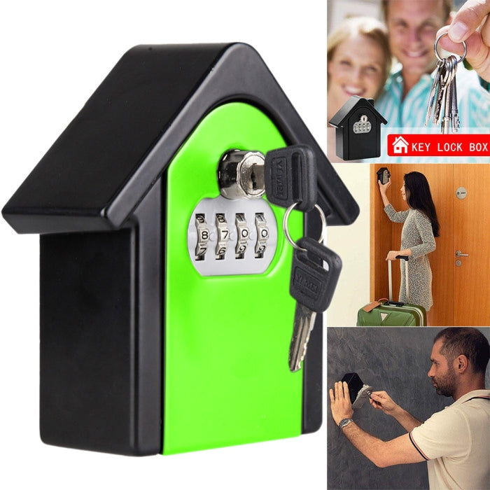 Hut Shape Password Lock Storage Box Security Box Wall Cabinet Safety Box, with 1 Key Hut Shape Password Lock Storage Box Security Box Wall Cabinet Safety Box, with 1 Key